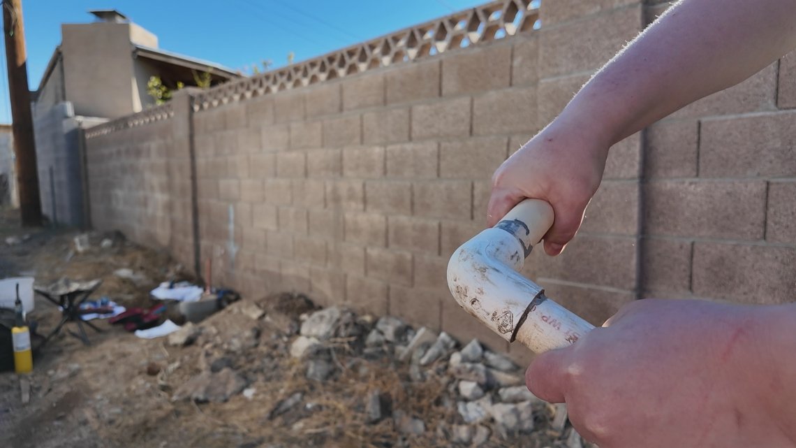 Phoenix couple fronting $2,500 plumbing bill to repair pipes previously damaged by city-owned truck