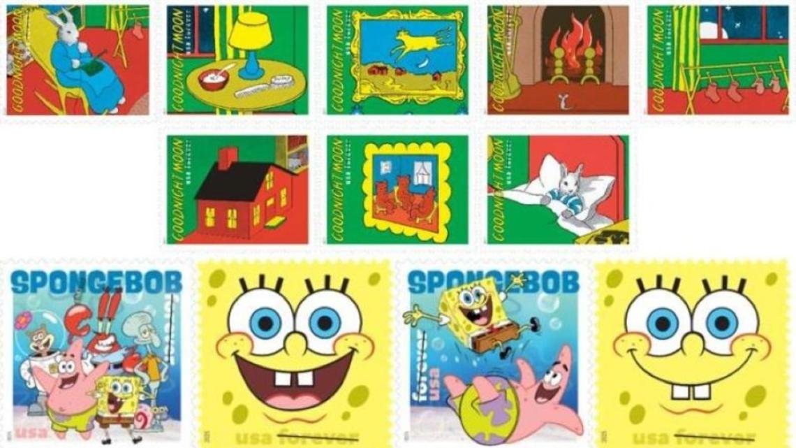 Iconic children's favorites get stamp tribute in 2025