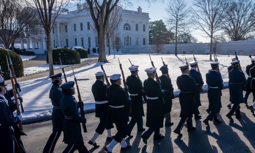 What is the schedule of events for Donald Trump's inauguration?