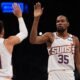 Booker and Durant lead the Suns to a 108-84 victory over the short-handed Nets