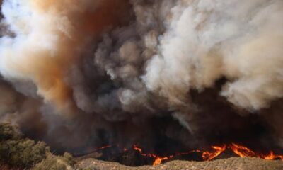 Over 50,000 under evacuation orders or warnings as wildfire imperils homes north of Los Angeles