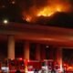 Progress is made on a huge fire north of Los Angeles while new fires erupt in Southern California