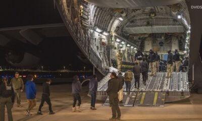 Deportation flight operated by military aircraft departs from Arizona