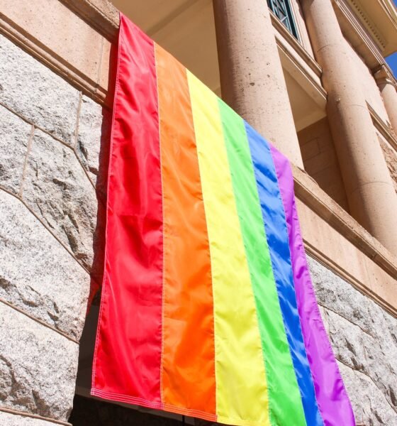 Capitol pride flag