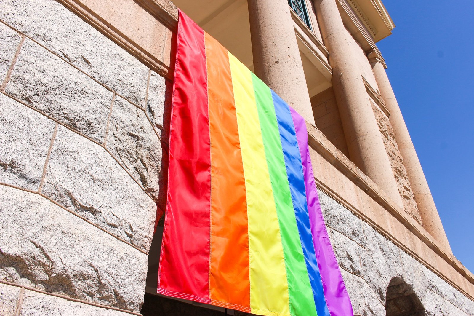 Capitol pride flag