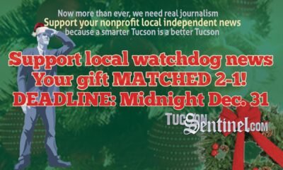 Deadline NYE: Join the Sentinel Watchdog Club & TRIPLE your donation to real local news!