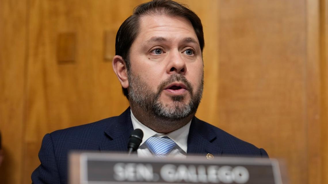 Gallego voting 'no' to confirm Trump's pick for defense secretary