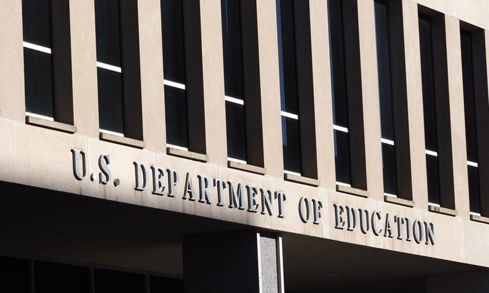 The Lyndon Baines Johnson Department of Education Building pictured on Nov. 25, 2024. (Photo by Shauneen Miranda/States Newsroom) 