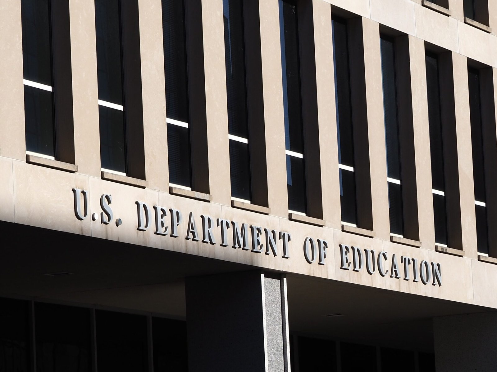 The Lyndon Baines Johnson Department of Education Building pictured on Nov. 25, 2024. (Photo by Shauneen Miranda/States Newsroom) 