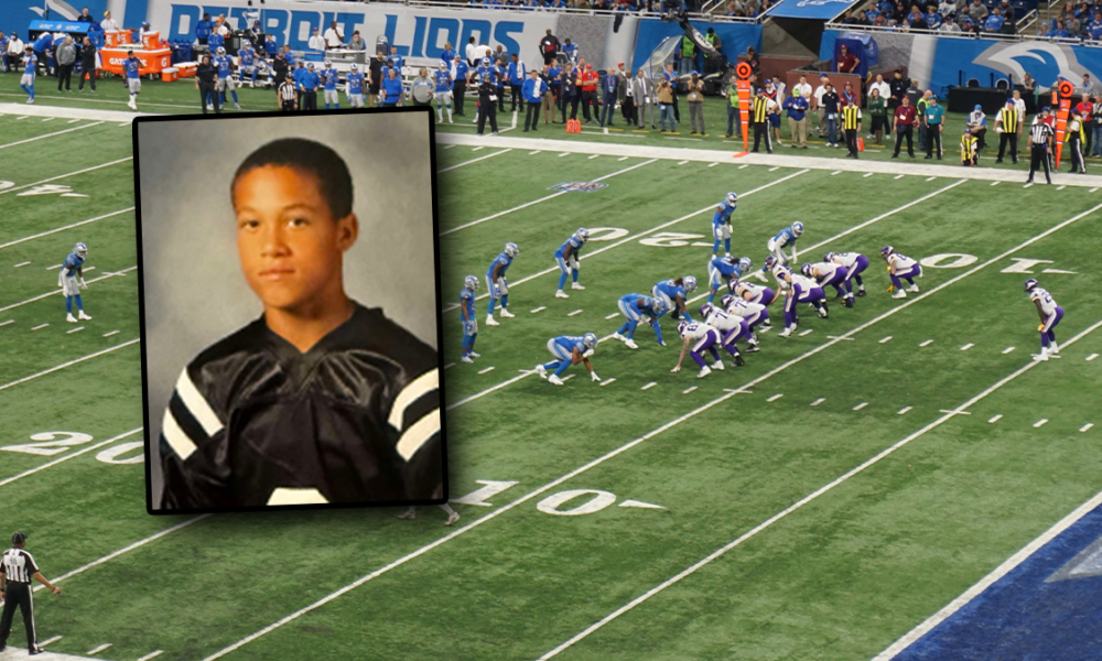 Byron Murphy Jr.'s Maricopa Wells Middle School yearbook photo (front). The Minnesota Vikings lost at the Detroit Lions, 31-9, in week 17 on Sunday.