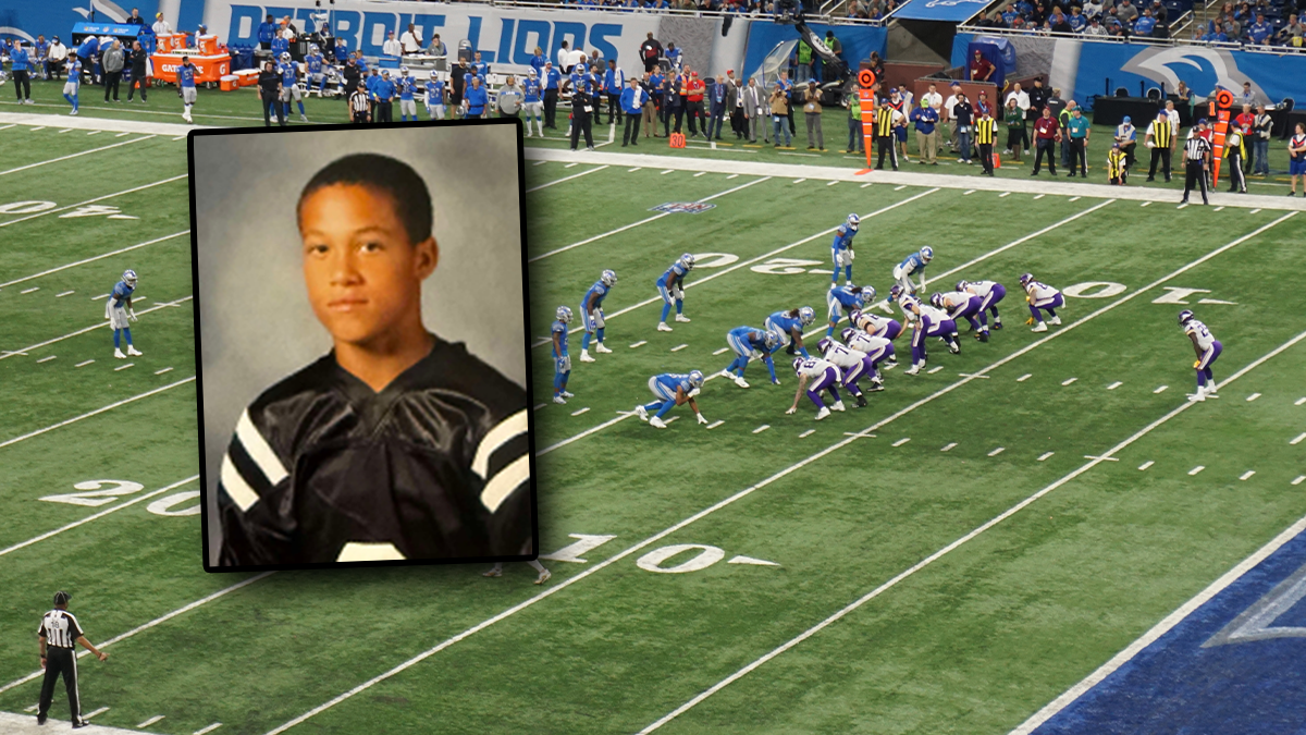 Byron Murphy Jr.'s Maricopa Wells Middle School yearbook photo (front). The Minnesota Vikings lost at the Detroit Lions, 31-9, in week 17 on Sunday.