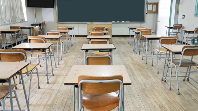 empty classroom