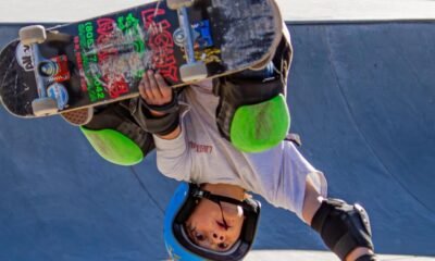 Skateboarders arrive in advance of national championship