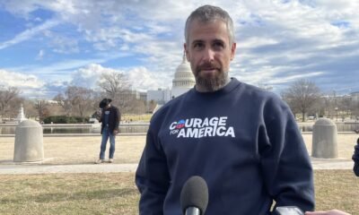 Michael Fanone, a former Metropolitan Police Department officer who defended the U.S. Capitol and suffered injuries on Jan. 6, 2021, is pictured at the attack’s second anniversary. Fanone on Wednesday denounced President-elect Donald Trump’s plans to pardon people charged in connection with the attack. (Photo by Ariana Figueroa/States Newsroom)