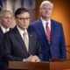 U.S. House Speaker Mike Johnson at a press conference on Jan. 7, 2025. Johnson said he intended to address the country’s debt limit through the budget reconciliation process. (Photo by Tasos Katopodis/Getty Images)