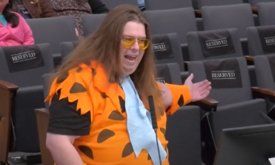 WATCH: Tempe City Council lambasted by man dressed as Fred Flintstone