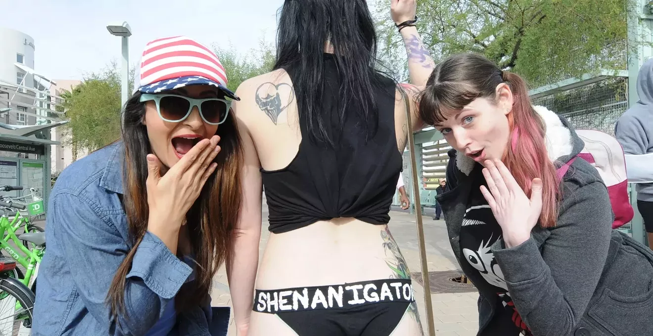 Phoenix No Pants Light Rail Ride: A revealing look at the cheeky event