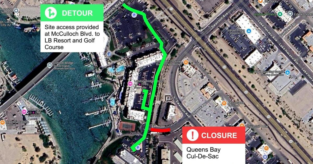 What’s going on at Queen’s Bay near the London Bridge Resort?