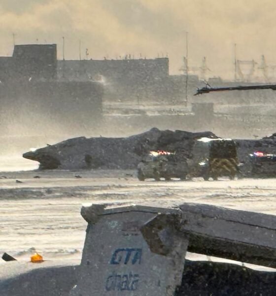 Reportan a varias personas lesionadas en el aparatoso accidente del avión de Delta en Toronto