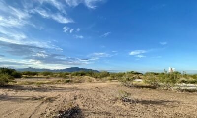 A desert area near Sage Street in Hidden Valley where stolen landscaping equipment was recovered and two were arrested Jan. 29, 2025.