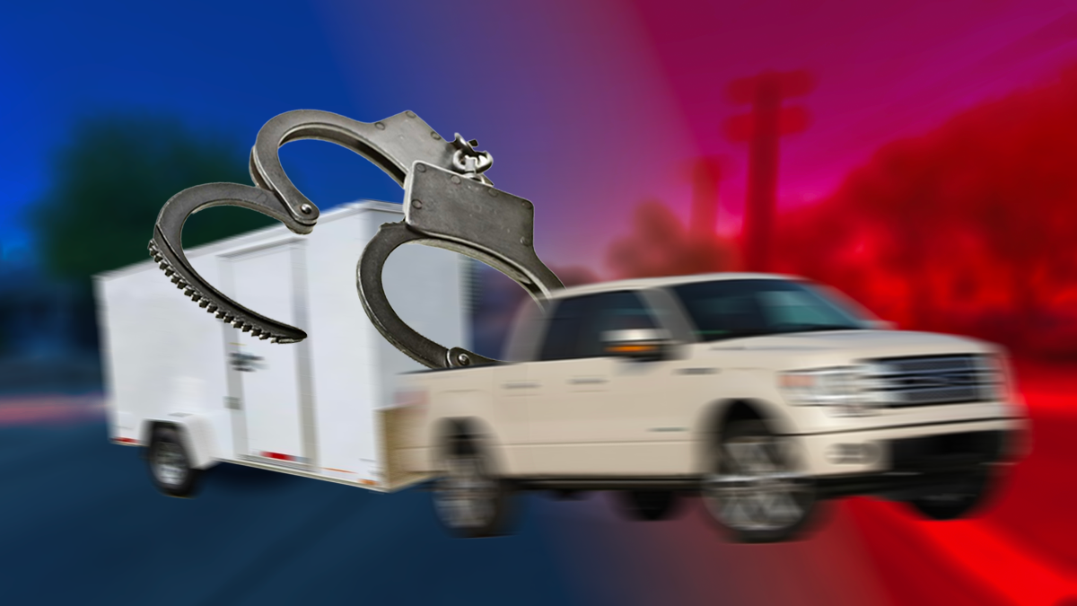 Cops watch GPS as stolen truck speeds off at 100mph, perp has no clue