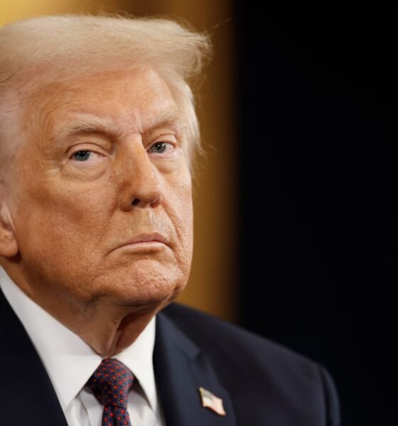 President Donald Trump attends inauguration ceremonies in the rotunda of the U.S. Capitol on Jan. 20, 2025, in Washington, D.C. (Photo by Chip Somodevilla/Getty Images)