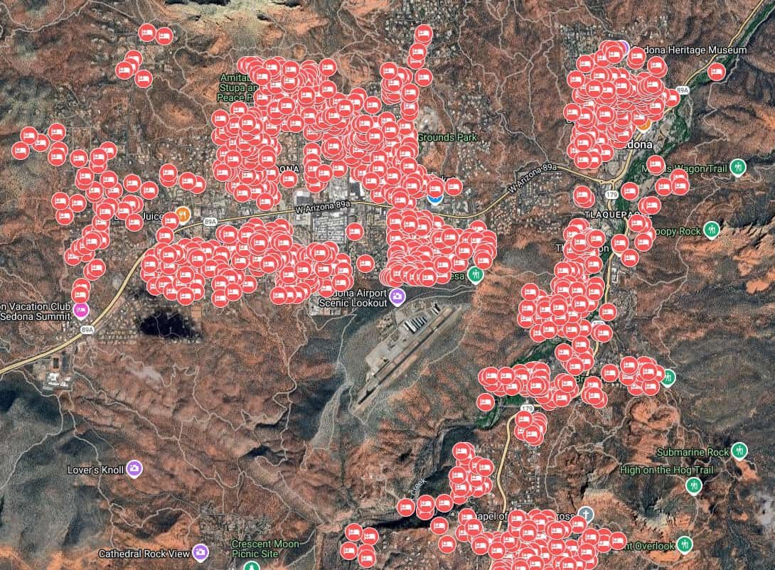 Our new interactive map of Sedona’s short-term rentals provides transparency