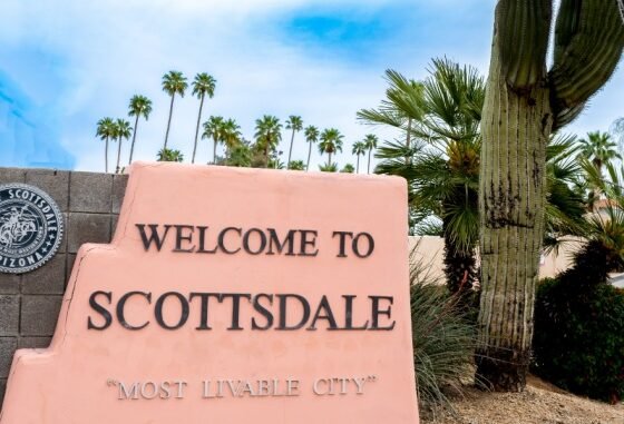 welcome to scottsdale sign