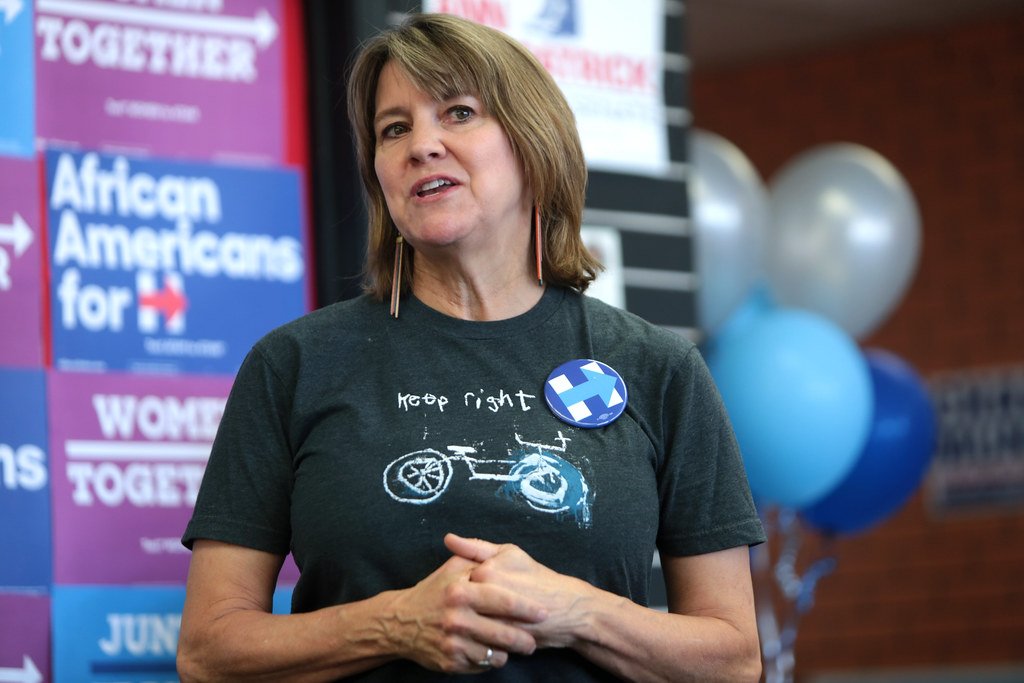 Sen. Lauren Kuby speaks at an event in Tempe, Ariz. in this 2016 photo. [Gage Skidmore]