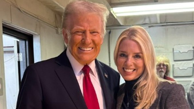 Donald Trump and Pam Bondi