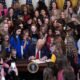 President Donald Trump signs the “Keeping Men Out of Women's Sports" executive order in the East Room at the White House on Feb. 5, 2025, in Washington, D.C. (Photo by Andrew Harnik/Getty Images)