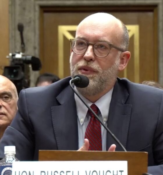 OMB nominee Russ Vought testifies before the Senate Homeland Security and Governmental Affairs Committee on Jan. 15, 2025. (Screenshot from committee webcast)