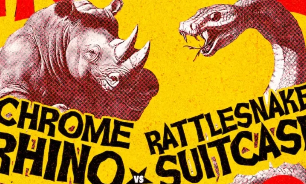 Rock ‘n’ roll rasslin’ w/ Chrome Rhino, Rattlesnake Suitcase