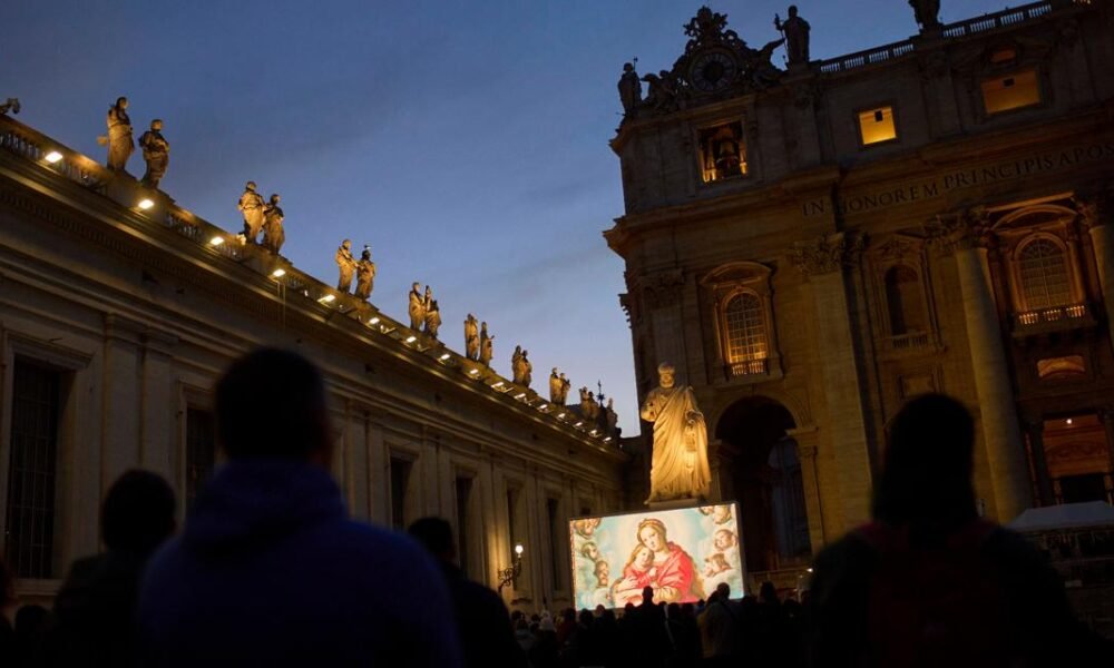 Vatican says a chest X-ray confirms improvements in the pope's condition