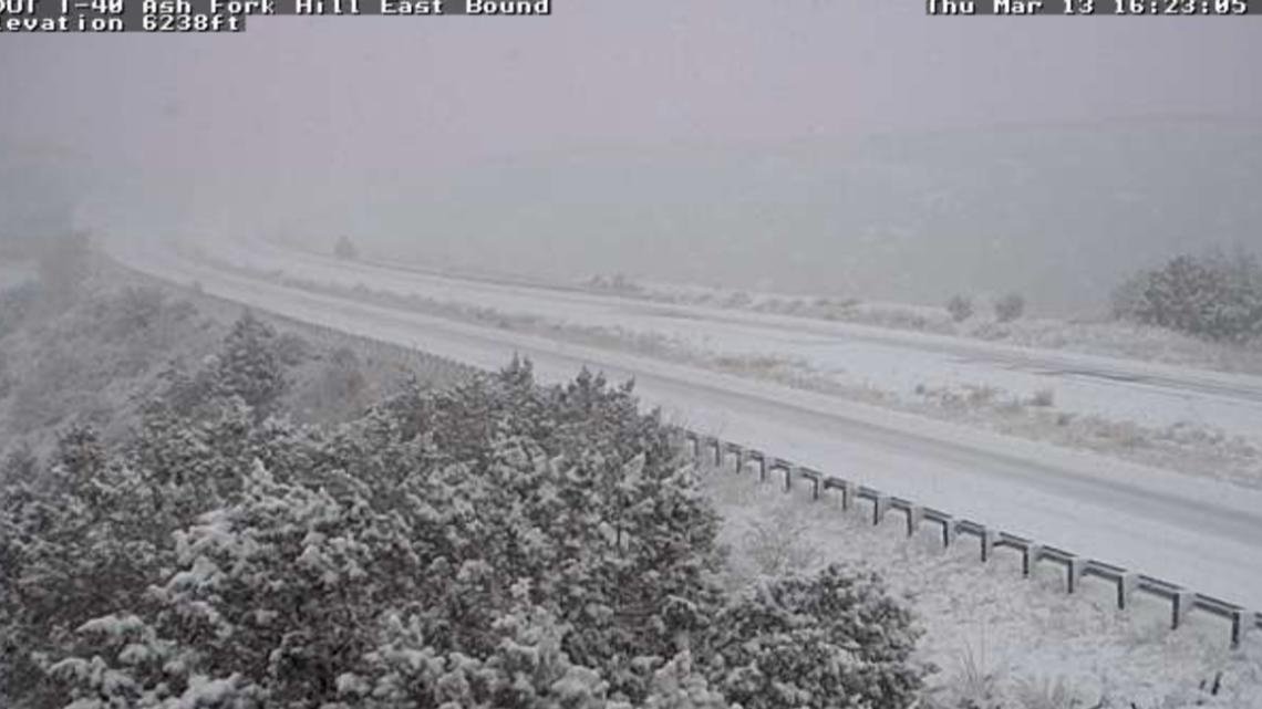 Winter weather closes highways in northern Arizona