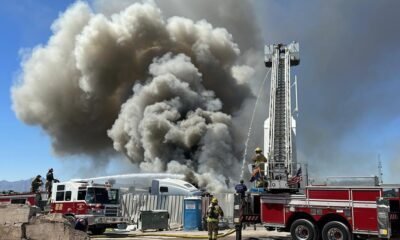 See smoke? Phoenix firefighters respond to fire at scrap yard