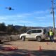 APS inspects lines with drone