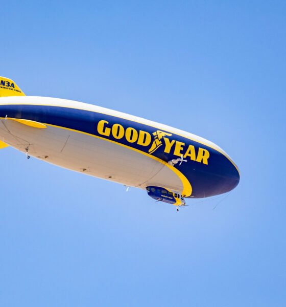 Blimp my ride: Goodyear zeppelin floats over Maricopa on 100th birthday tour