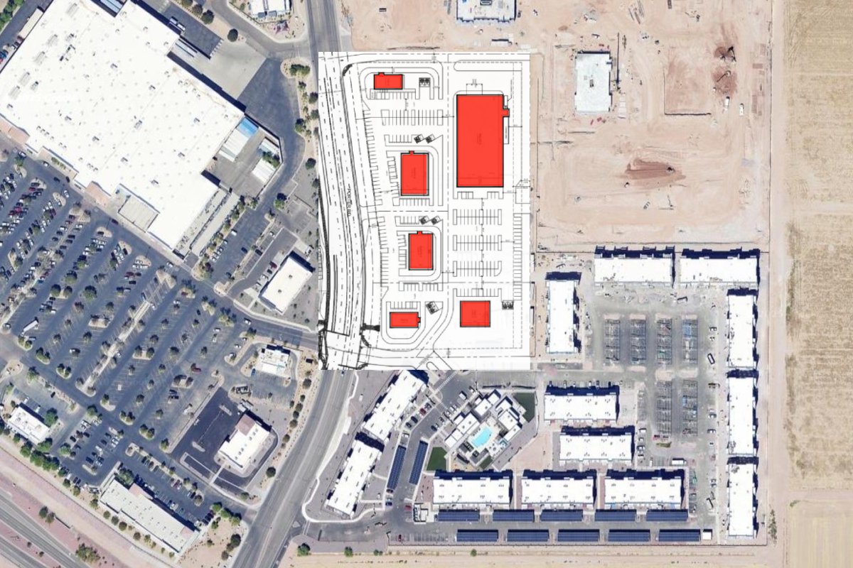 A preliminary site plan of Legacy on Porter, planned for north of Copa Flats on Porter Road. [City of Maricopa]