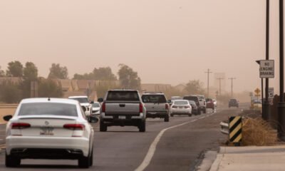 Dust, rain could affect evening commute