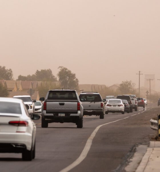 Dust, rain could affect evening commute