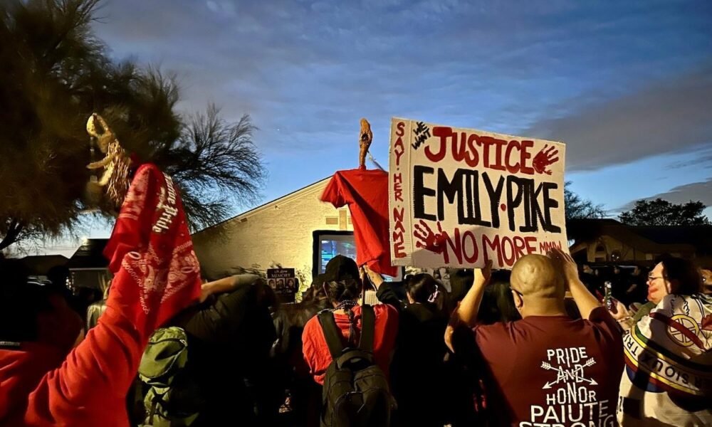 ‘Say her name’: Hundreds gather to honor Native teen Emily Pike, demanding justice for her death