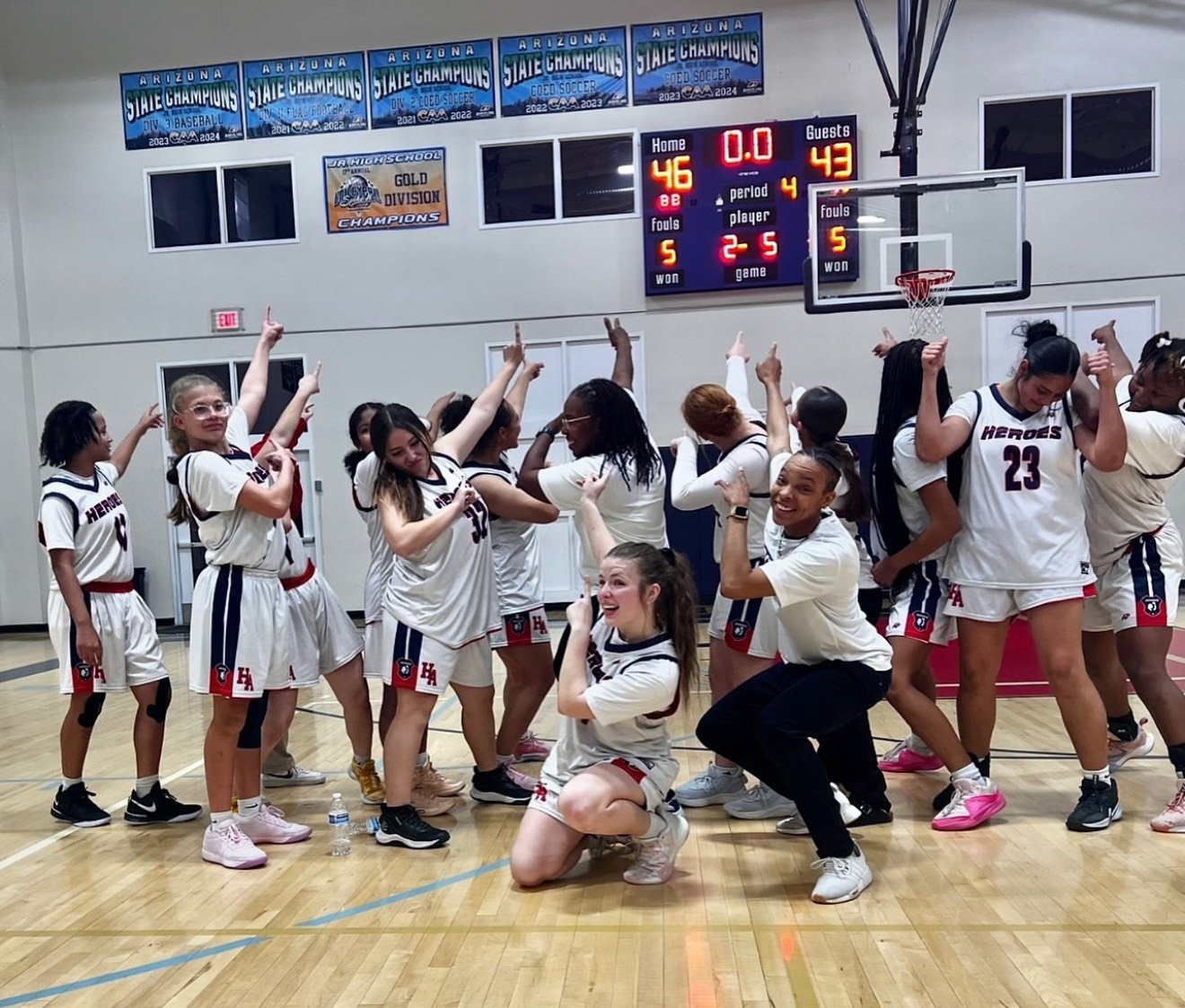 Heritage girls’ basketball brings home first regional chip