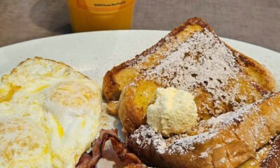 A photo of the French toast platter on the Farmer Boys breakfast menu. [Farmer Boys]