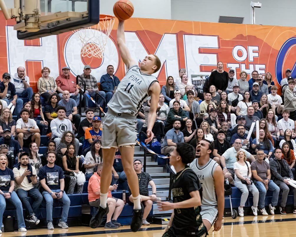 Johnson scores 17 off bench as Pima men beat South Mtn 80-55 to advance to regional finals