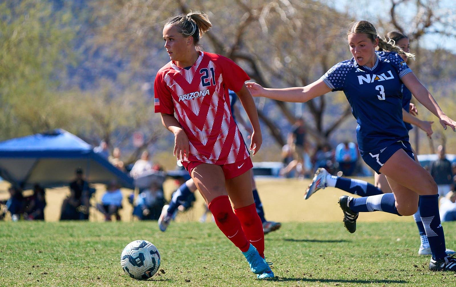 Wildcat soccer draws against Lumberjacks in 1st spring contest