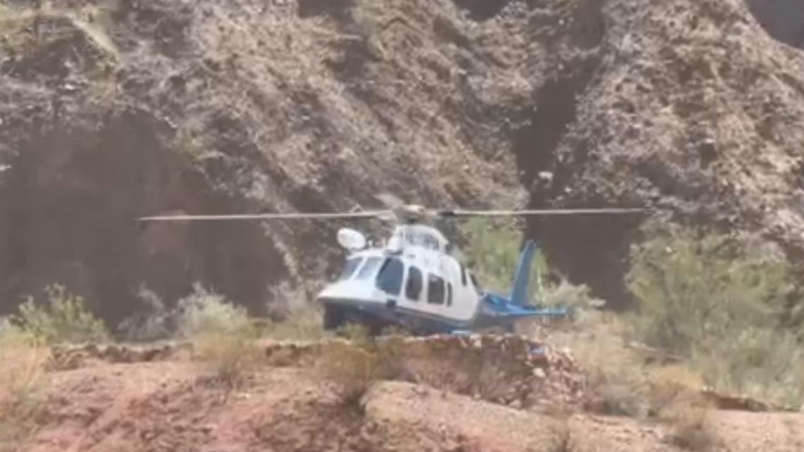 Helicopter used to rescue injured hiker from Camelback Mountain