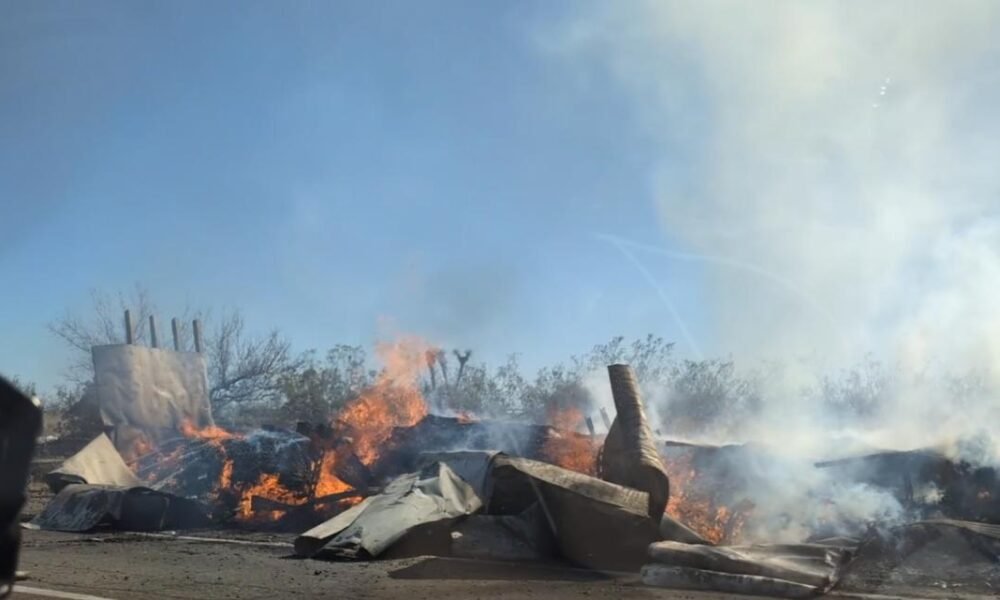 US 93 southbound reopens after truck fire near Congress