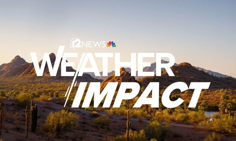 Significant Sunday cool-down on the way to Arizona