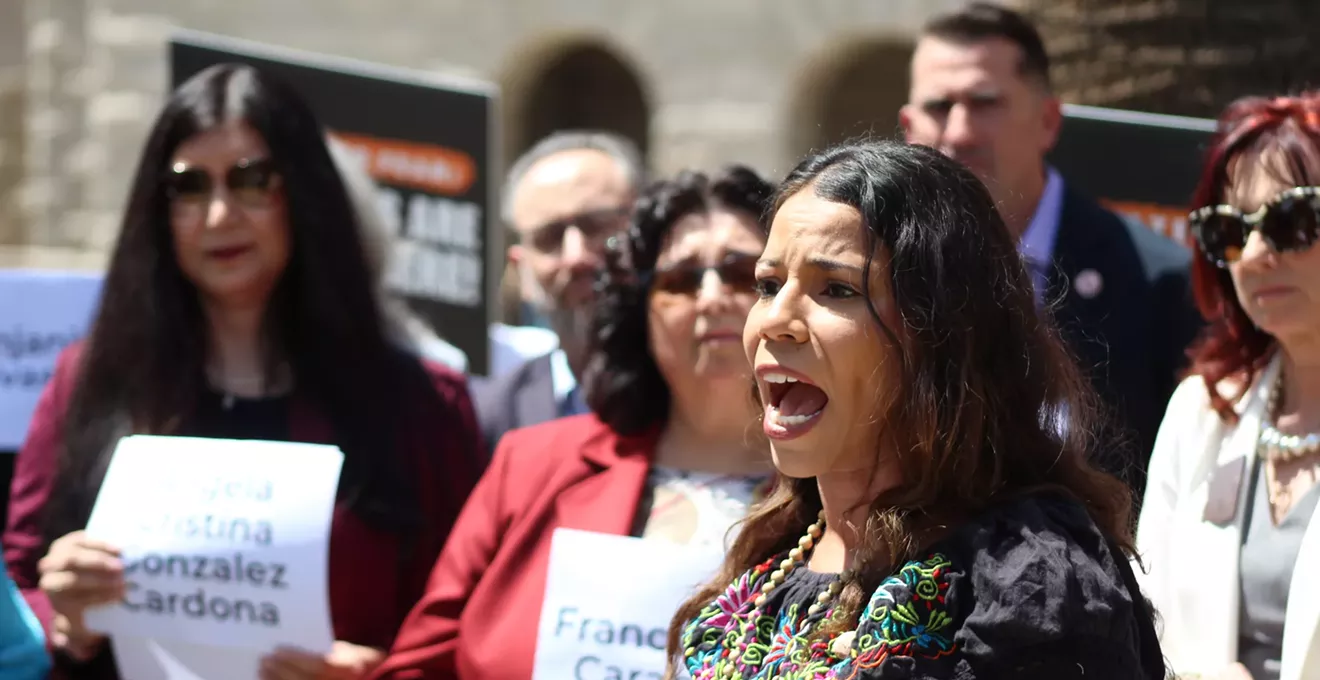 Arizona Democrats walk out of Trump border czar speech
